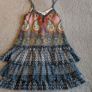 Band of Gypsies Multicolor Mini Dress